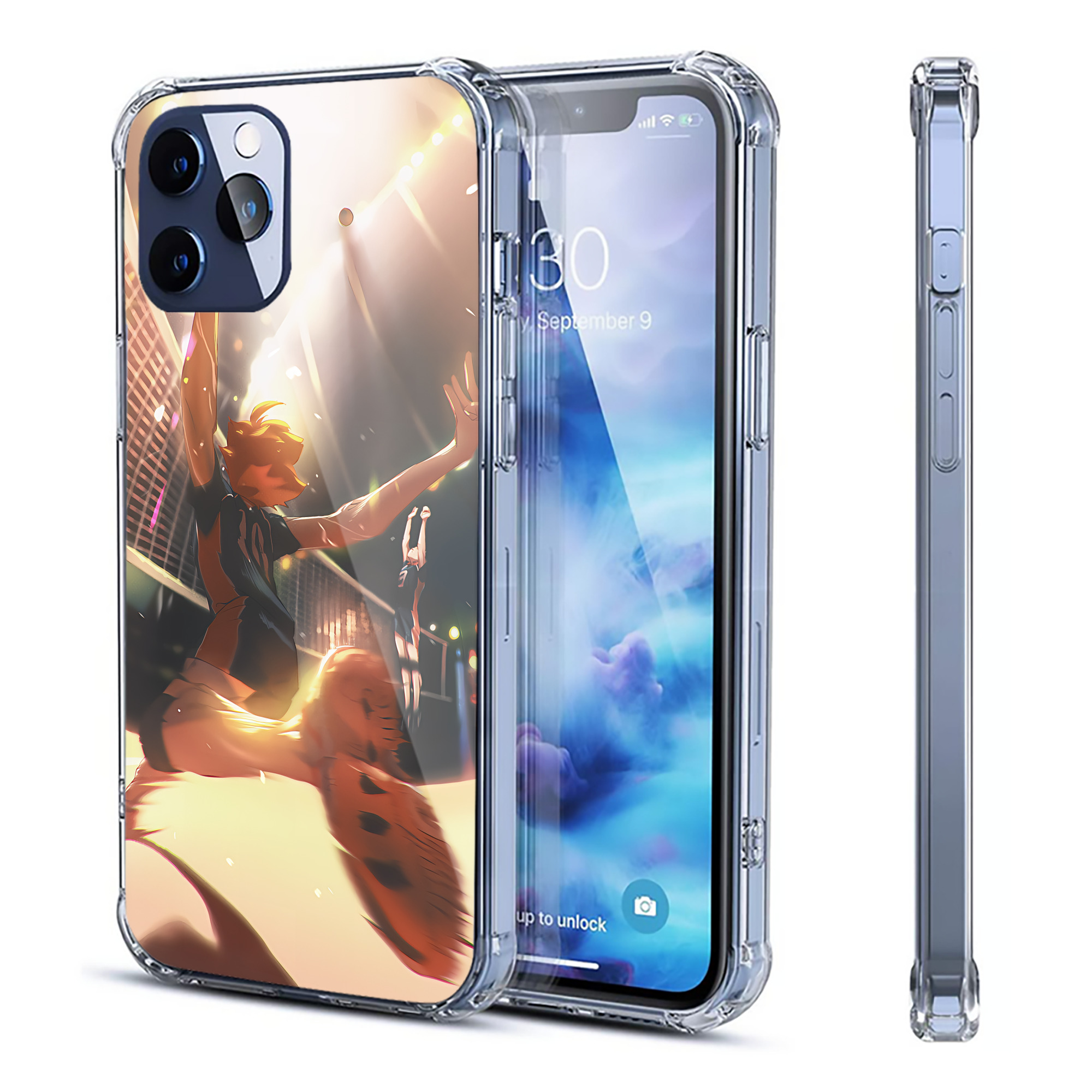 （画像用） ハイキュー!! Haikyu!! 【iPhone 12シリーズ対応】透明スマホケース（クリアソフトケース）